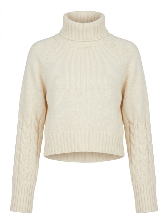 Attire the studio Sweaters - Attire the studio Turtleneck ivory wool Sweater - size small 🌟